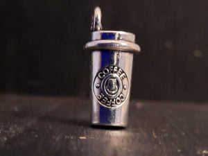 Coffee cup keyring