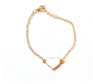 Heart Bracelet (Various Colours)
