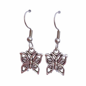 Butterfly Drop Earrings