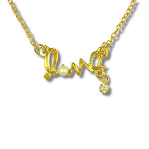 Gold Love Necklace