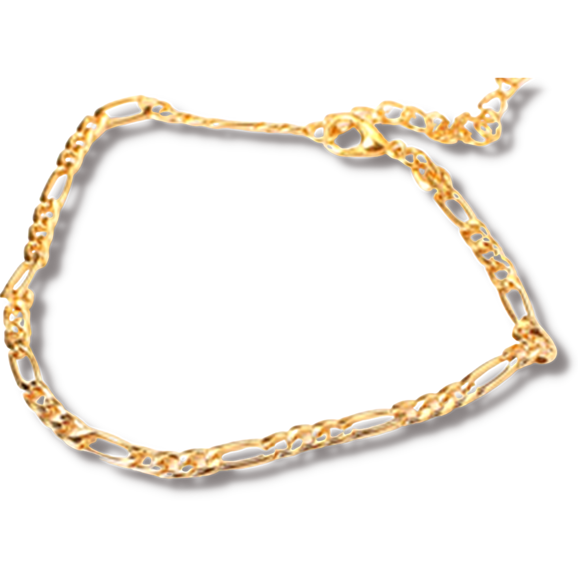 Golden Curb Chain Anklet