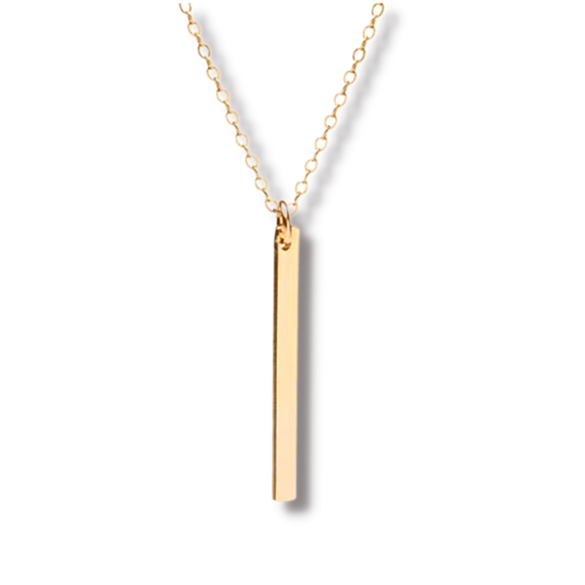 Golden Matchstick Necklace