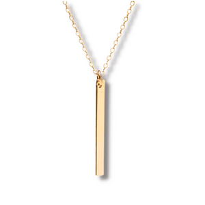 Golden Matchstick Necklace
