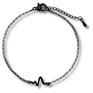 Black Life Line Bracelet