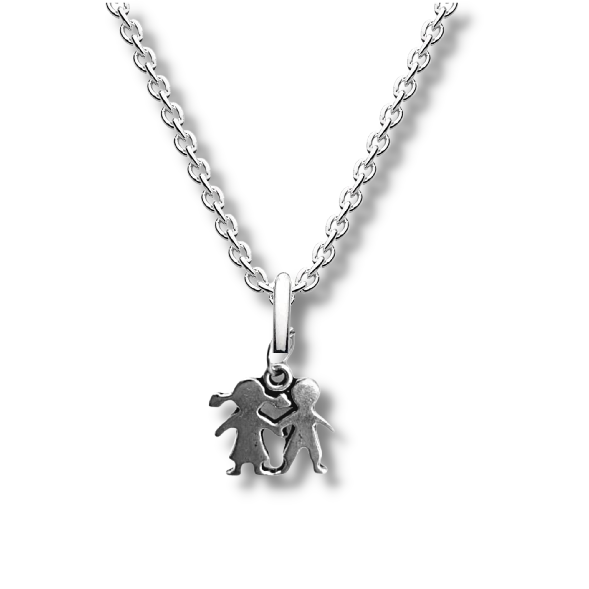 Little Boy and Girl Necklace