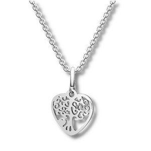 Tree Of Life Heart Necklace