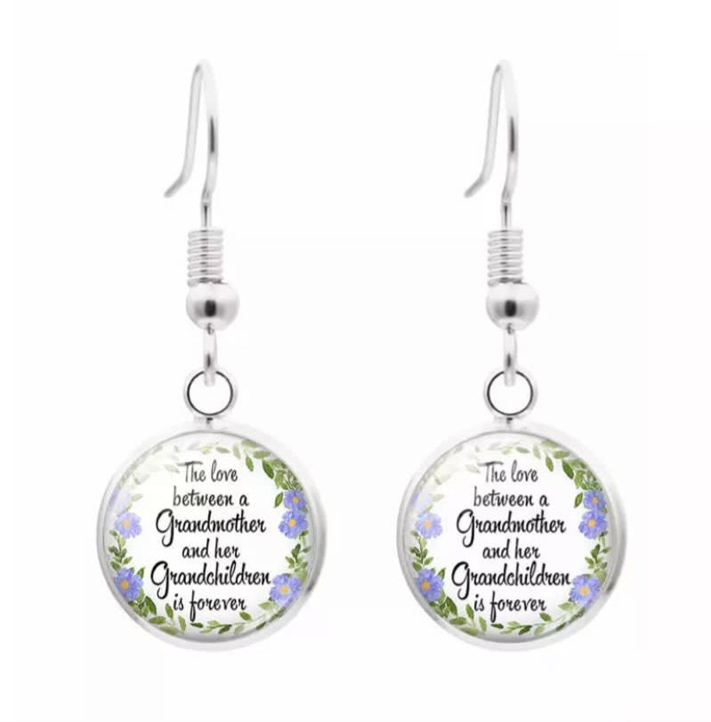 Grandmother and Grandchildren Earrings
