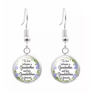 Grandmother and Grandchildren Earrings